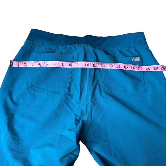Figs Women's High Waisted Zamora Jogger Scrub Pants Pacific Blue PO:2134 Size M - Picture 9 of 10